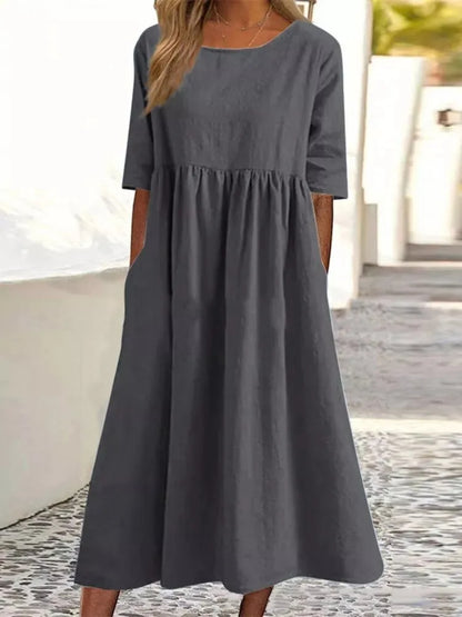 SANTORINI™ - Basic Cotton Dress