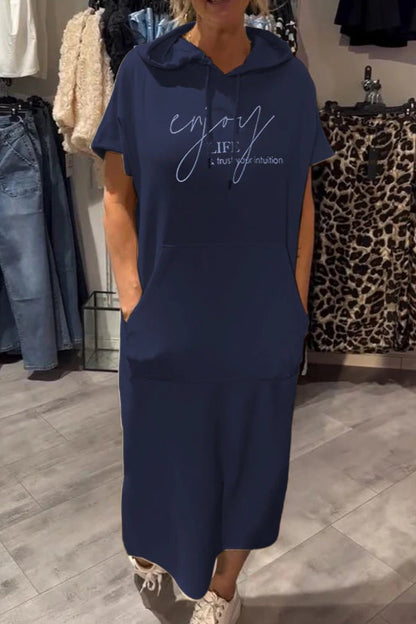 Casual Hoodie Dress