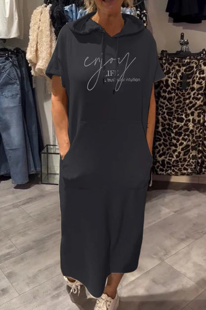 Casual Hoodie Dress