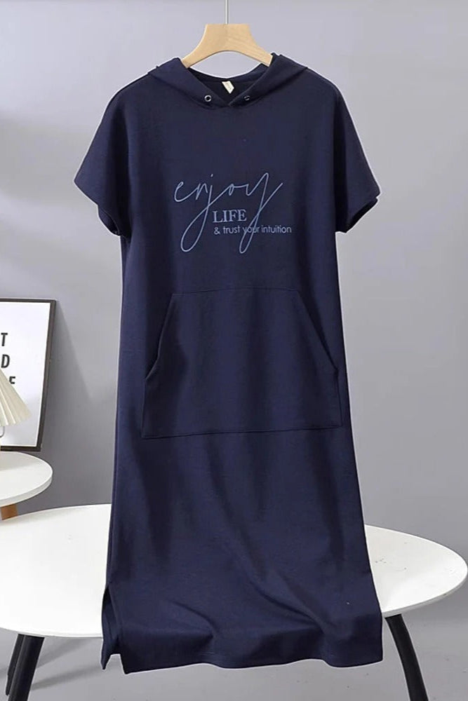 Casual Hoodie Dress