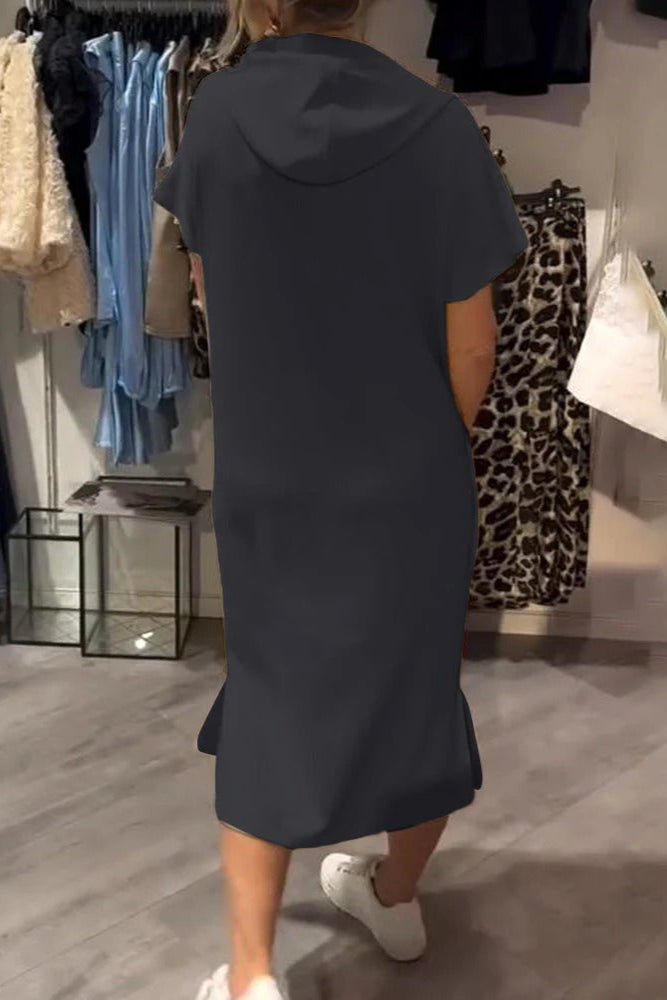 Casual Hoodie Dress