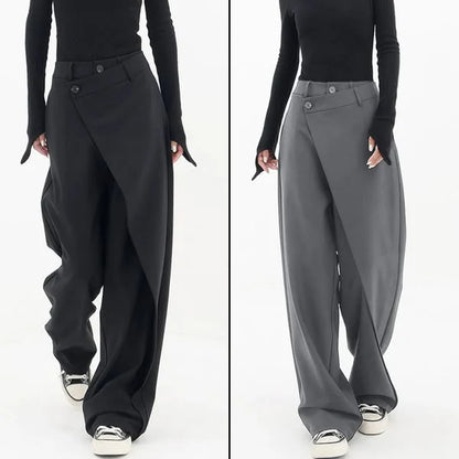 SANTORINI™ - Asymmetrical Buttoned Pants