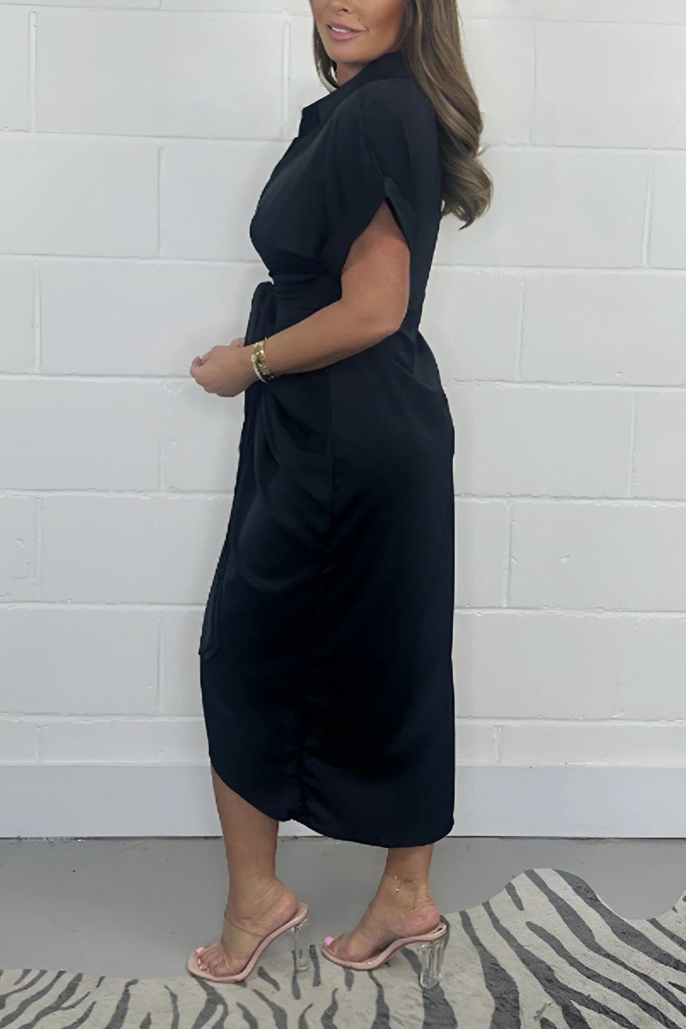 Elegant Pleated Dress