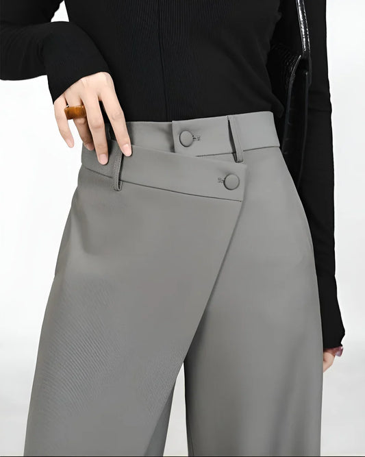 SANTORINI™ - Asymmetrical Buttoned Pants