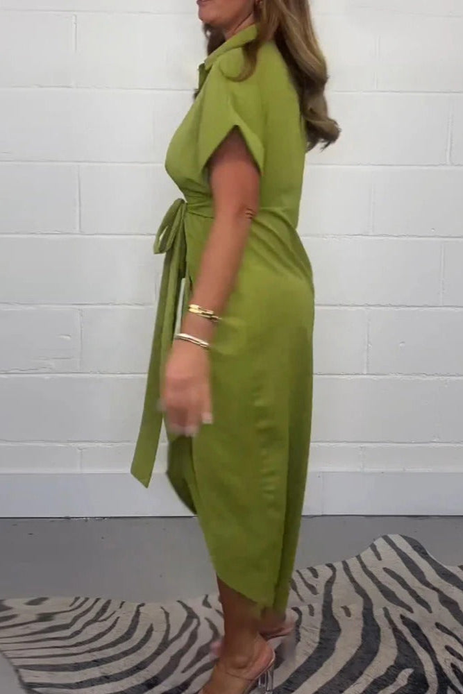 Elegant Pleated Dress