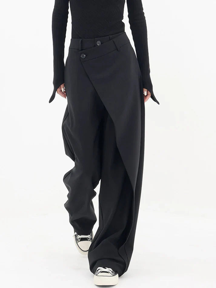 SANTORINI™ - Asymmetrical Buttoned Pants