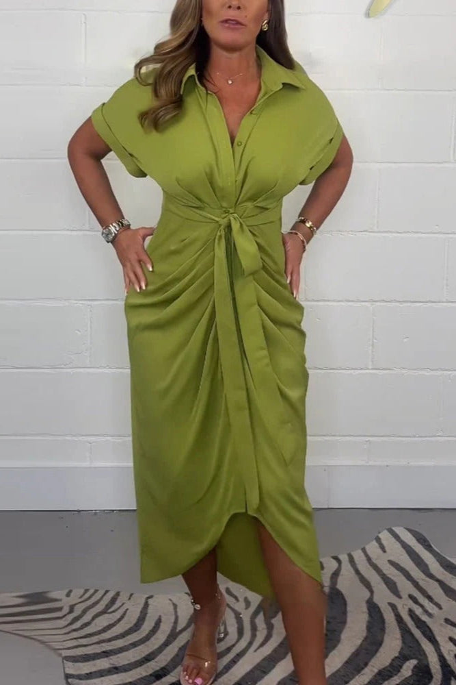 Elegant Pleated Dress