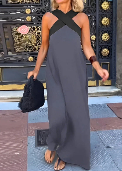 Delphine - Cross-shaped dress