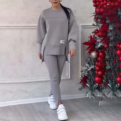 Casual sweatshirt leggings set